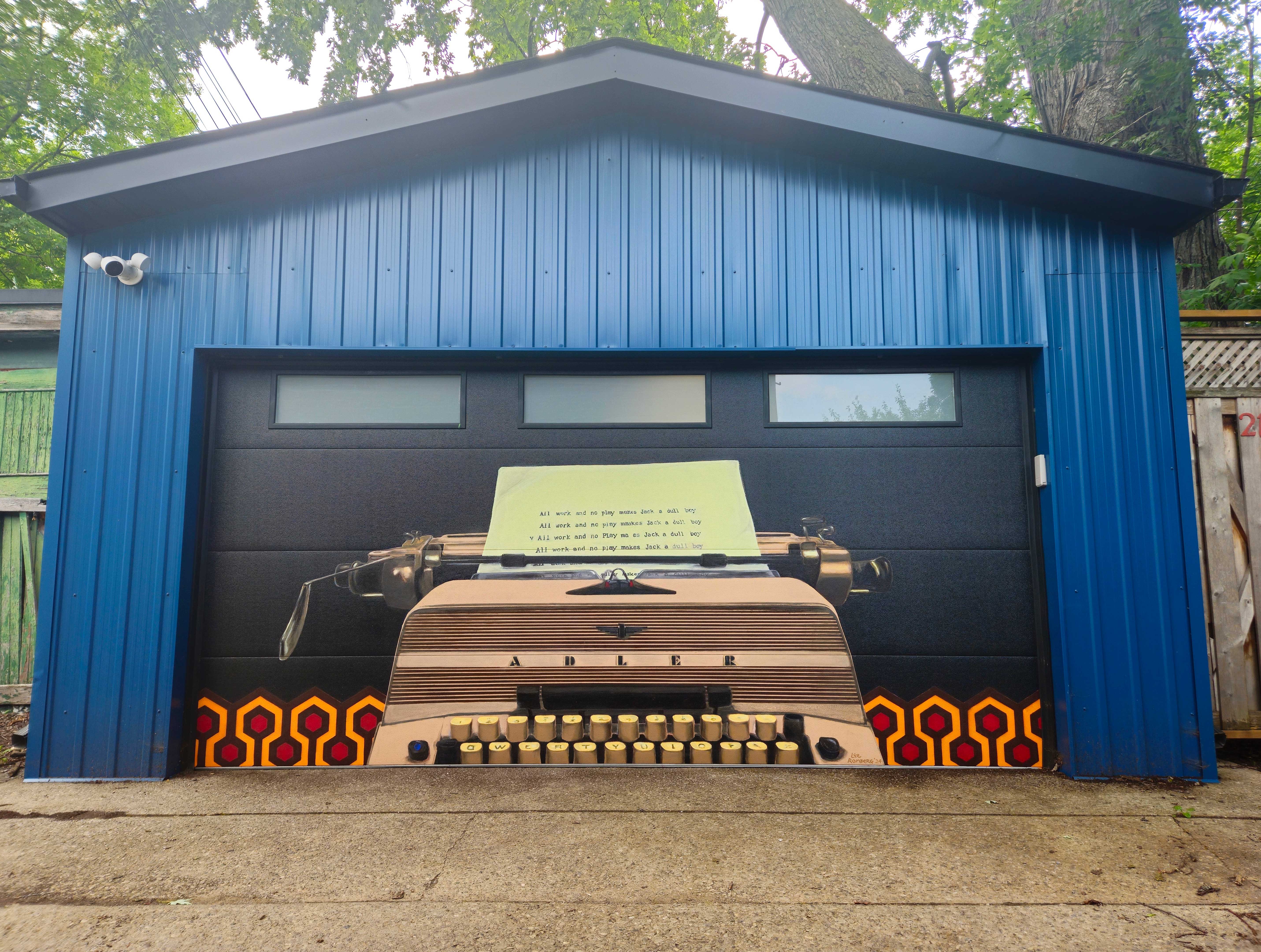 The Shining Garage Door